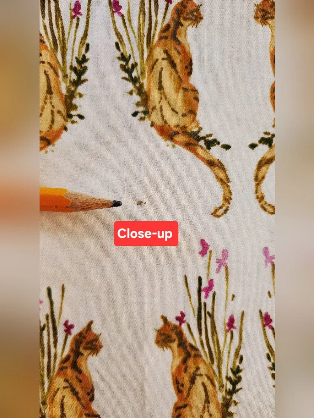 FULL size FLAT bed sheet only Target Opalhouse Jungalow Bengal Cat Tiger 79